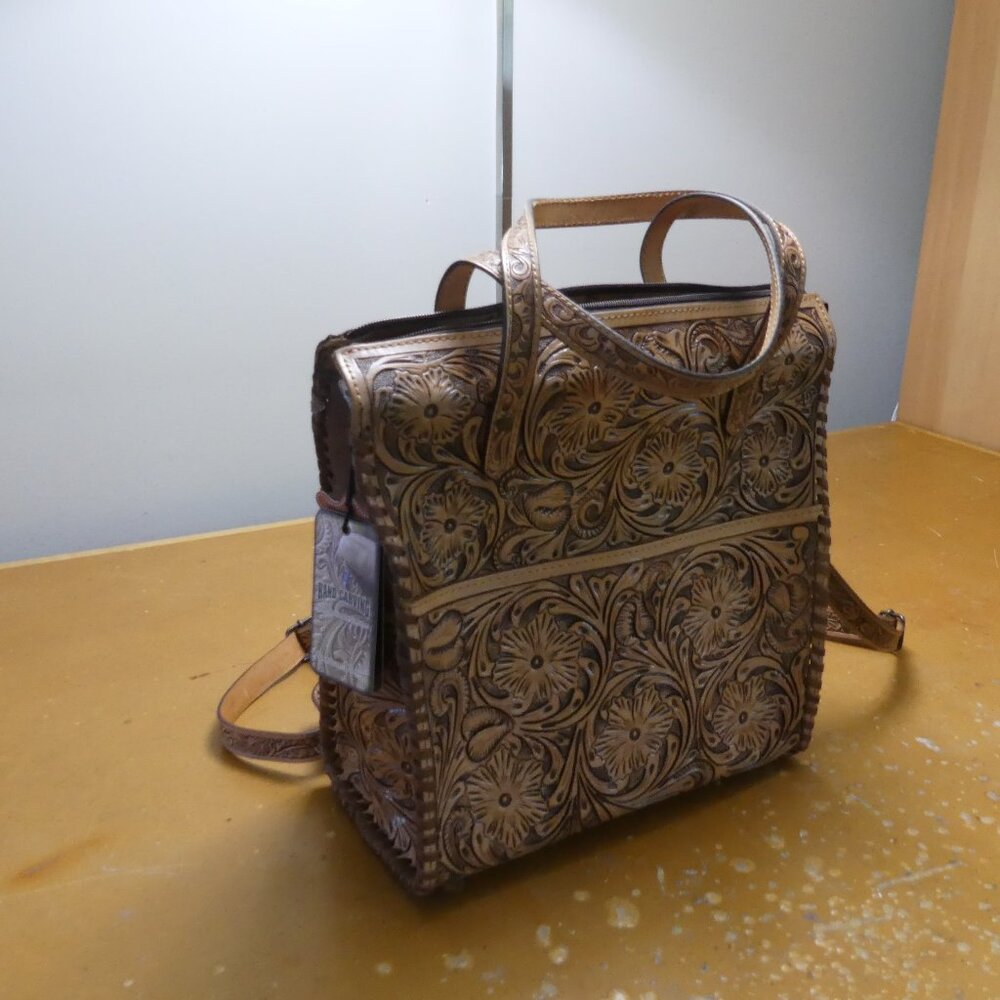 AD ADBG1061 American Darling Backpack Hand Tooled Genuine Leather women bag